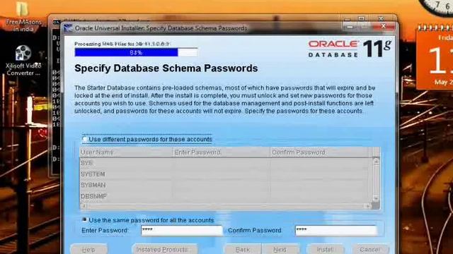 install oracle 11G R2 from response files смотреть онлайн