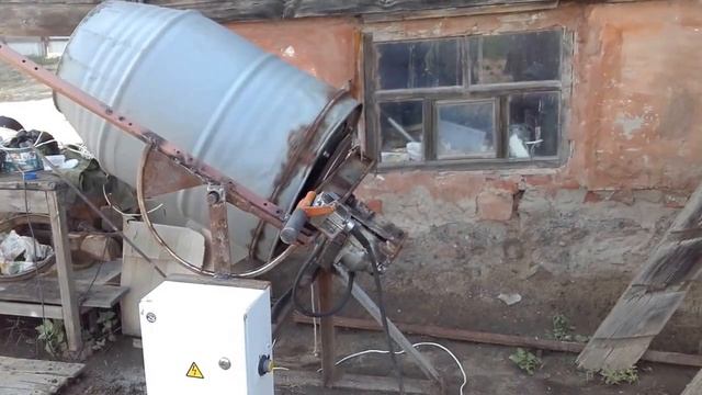 Самодельная бетономешалка смотреть онлайн