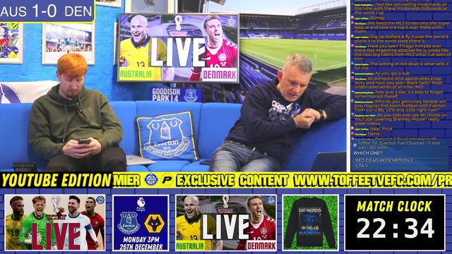 Australia 1-0 Denmark | FIFA World Cup Qatar 2022 Live Watch Along смотреть онлайн