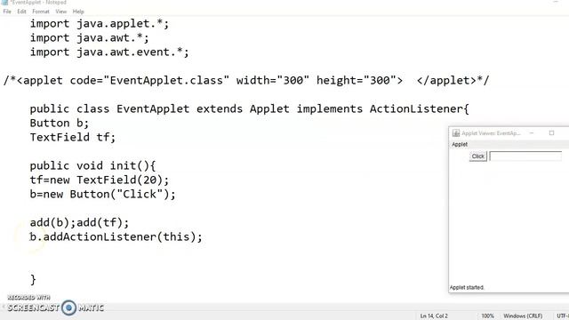 Action Event, ActionListener,Event Handling in java,actionlistener, program for action listener, смотреть онлайн