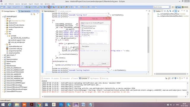 Zoduna C DataStore Android Java using Eclipse IDE on Windows Example Program Tutorial смотреть онлайн