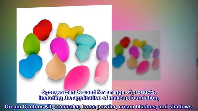 SHANY Makeup Premium Beauty Sponge Blender Puff Set - Latex-free & Vegan, Multipurpose Shapes смотреть онлайн