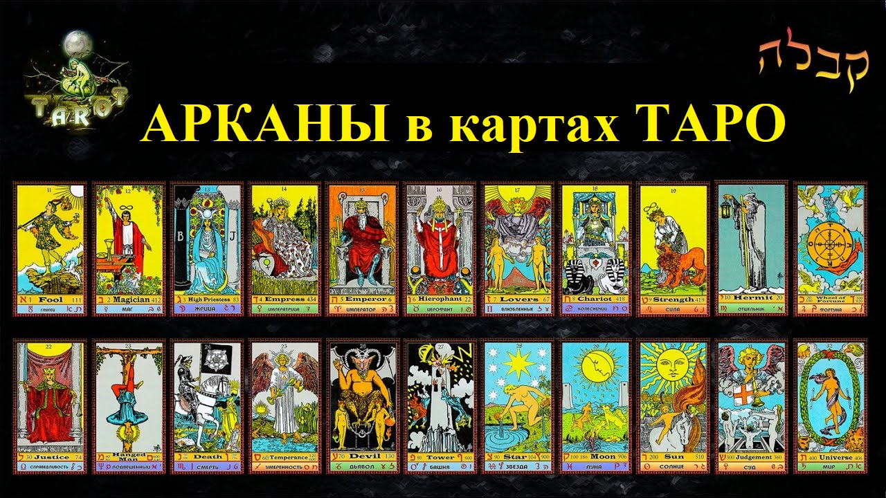 Арканы в картах Таро смотреть онлайн