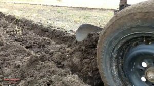 ОСЕННЯЯ ВСПАШКА ПОСЛЕ ДОЖДЯ ТЯЖЁЛЫМ ДИЗЕЛЬНЫМ МОТОБЛОКОМ KENTAVR 10 LS