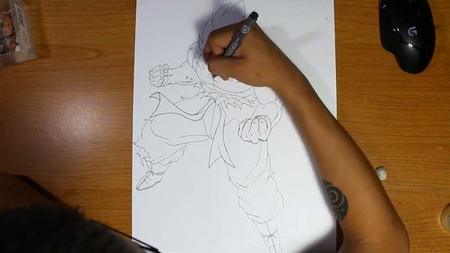 TUTORIAL Como dibujar a GOKU KAIOKEN con marcadores FINECOLOUR | HOW TO DRAW GOKU KAIOKEN |BySnake смотреть онлайн