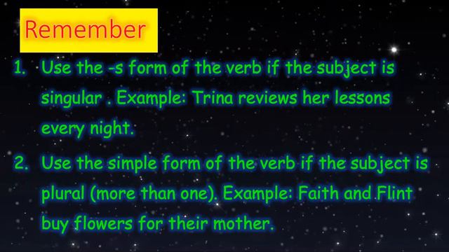 Grade 3 Simple Tenses of Verb смотреть онлайн