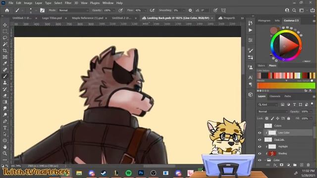 The Lone Ronin || Furry Speedpaint || Photoshop CC смотреть онлайн