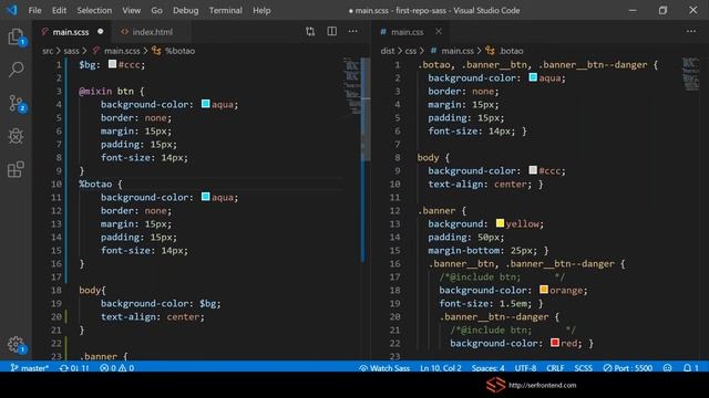 Cap 05 | #5 Curso SASS: primeiros comandos - placeholder смотреть онлайн