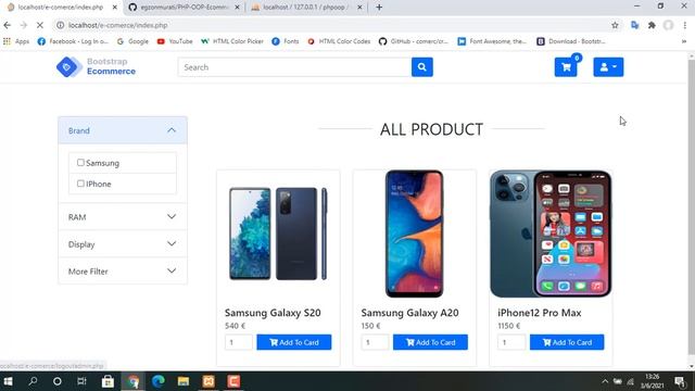 PHP OOP Complete Ecommerce Project With Source Code | 2021 смотреть онлайн