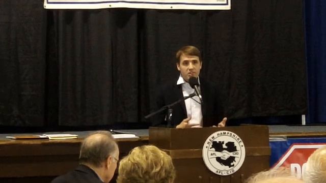 2015 NH AFLCIO Labor Day Breakfast - Councilor Chris Pappas смотреть онлайн