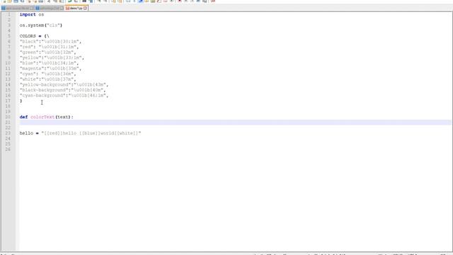 Python Console Colors - Easy Tutorial смотреть онлайн