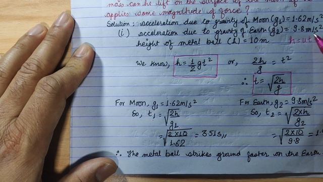 SEE 2074 EDR II Class10 II SOLVED Physics NUMERICAL II ACCELERATION DUE TO GRAVITY II SPS Sir смотреть онлайн