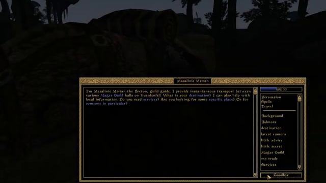 Morrowind: Make Calvus Leave Mournhold