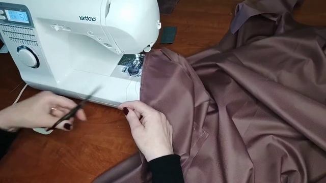 20.3. Как сшить плащ. Втачивание рукава.Часть3. Для начинающих. смотреть онлайн