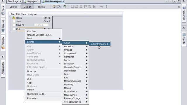 How to Use JMenuBar and JToolBar смотреть онлайн