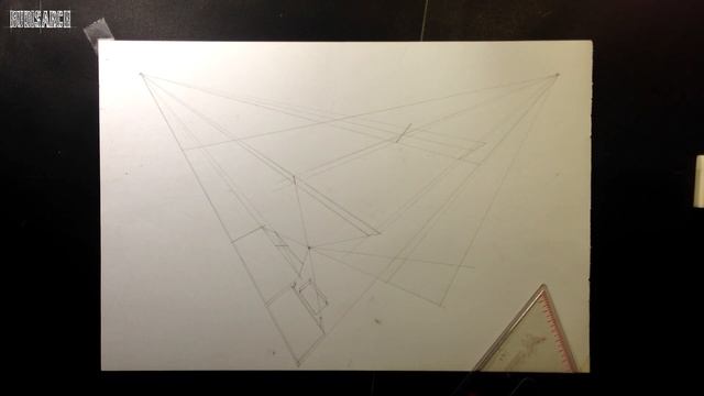 How to Draw a Simple Bedroom in 3 Point Perspective смотреть онлайн