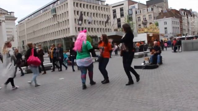 Брюссель. Уличный танец. смотреть онлайн