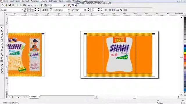 Packaging Design Shahi Sncks corel draw tutorial 9 wellprinters смотреть онлайн