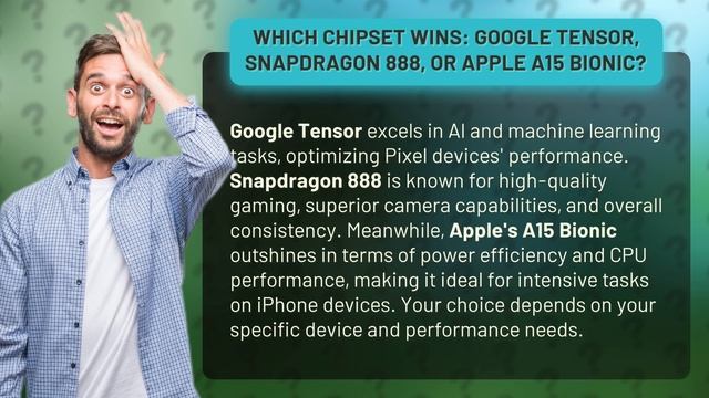 Which Chipset Wins: Google Tensor, Snapdragon 888, or Apple A15 Bionic? смотреть онлайн