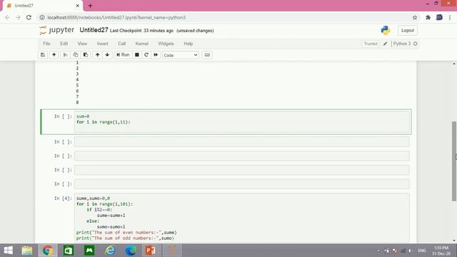 LeD on Python for loop смотреть онлайн