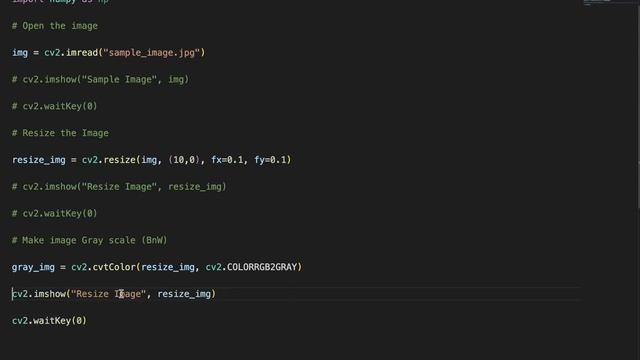 Image Formatting Using OpenCV #imageprocessing смотреть онлайн