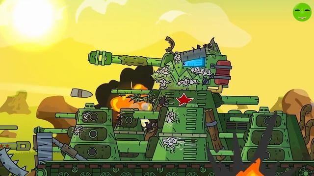 КВ-44 против КВ-45 - Мультики про танки смотреть онлайн