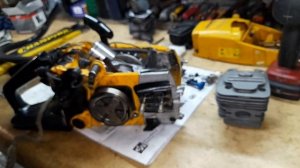 Бюджетная и быстрая замена поршневой на бензопиле Чемпион 142