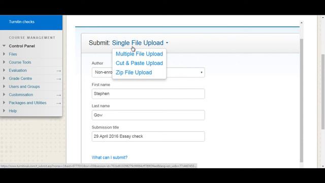 How to: Upload assignments into Turnitin смотреть онлайн