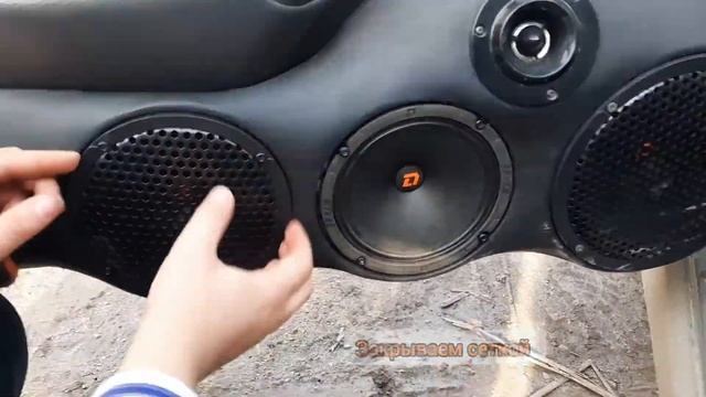 Замена динамиков в ВАЗ 2115 на Raven 165 от DL Audio смотреть онлайн