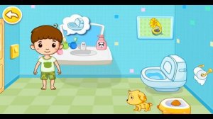 Приучение к туалету.Малыш описался и обкакался.Приучаем к личной гигиене.Развивающий мульт