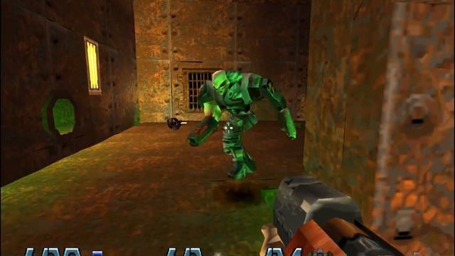 Quake 2 Sony Playstation (PS1) полное прохождение 4:3, все секреты смотреть онлайн