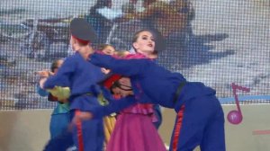 Казачий танец ансамбль «Вдохновение».