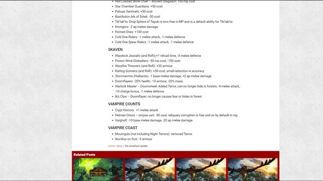 NEW TOTAL WAR UPDATE amethyst wizard and balance changes review and thoughts смотреть онлайн