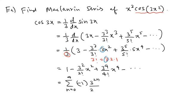 Final Exam Review | Power Series | part 3 | Taylor and Maclaurin Series | Calculus II смотреть онлайн