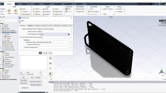 How to do Analysis of CHT Between Tube Fluid and Solid Fins of Car Radiator | ANSYS Fluent Tutorial смотреть онлайн