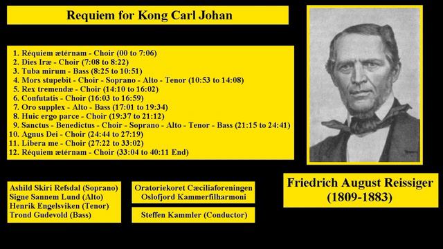 Friedrich August Reissiger (1809-1883) - Requiem for Kong Carl Johan смотреть онлайн
