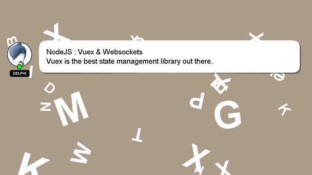 NodeJS : Vuex & Websockets смотреть онлайн