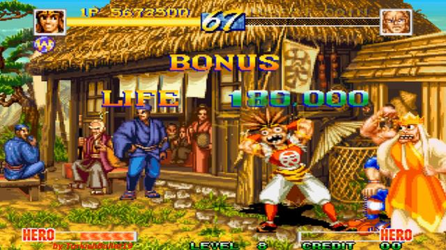 World Heroes Perfect (World) (Arcade) - (Longplay - Son Gokuu | Level 8 Difficulty) смотреть онлайн