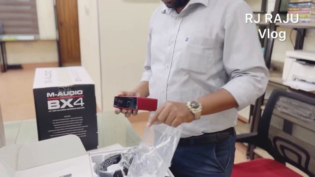 Unboxing M-Audio BX4 | RJ RAJU VLOG 23 | смотреть онлайн