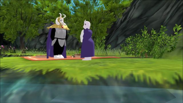 MMD x Undertale - Cute Asriel scene смотреть онлайн