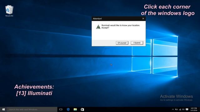 Windows 10 Simulator: Achievements & Easter eggs смотреть онлайн