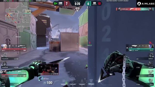 Sentinels x LOUD (Mapa 2: Icebox) | VCT Masters Madrid смотреть онлайн