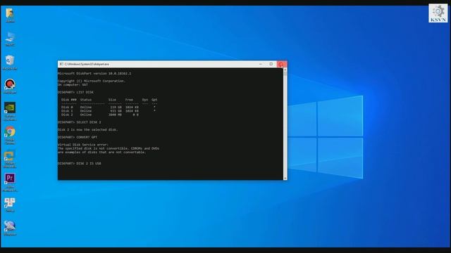 How to Check And Convert MBR to GPT In Windows 10 8 7 || KSVN смотреть онлайн