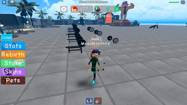 ИГРАЕМ В СИМУЛЯТОР КАЧКА 3!!! /ROBLOX смотреть онлайн