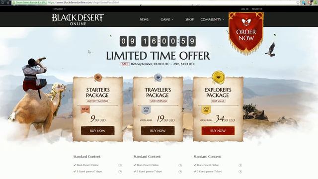 Black Desert Online Sale September 2016 смотреть онлайн