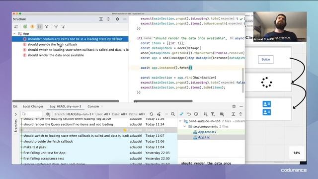 Blind Outside TDD in React смотреть онлайн