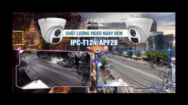[UNI] - Demo hình ảnh ngày đêm camera Uniarch IPC-T124-APF28