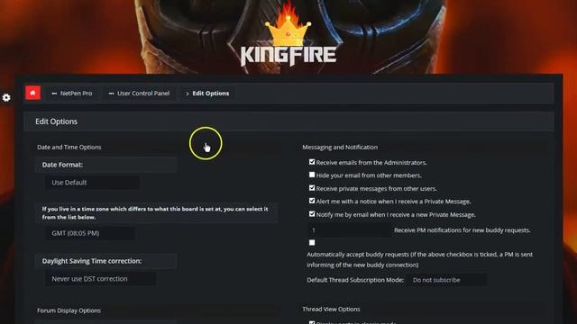 KingFire - MyBB Responsive Gaming Theme смотреть онлайн