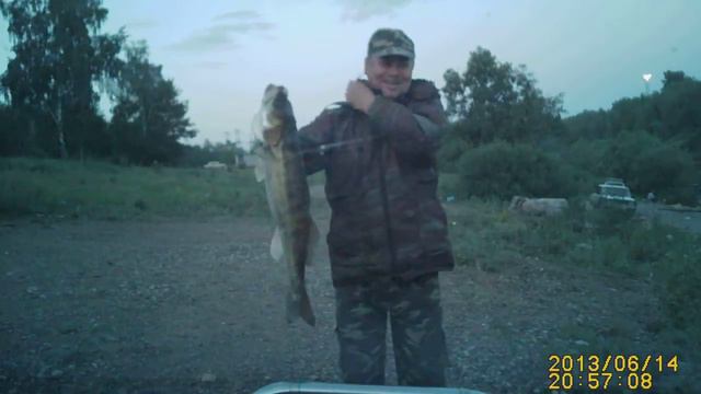 судак на 4 кг. на р. Исеть смотреть онлайн