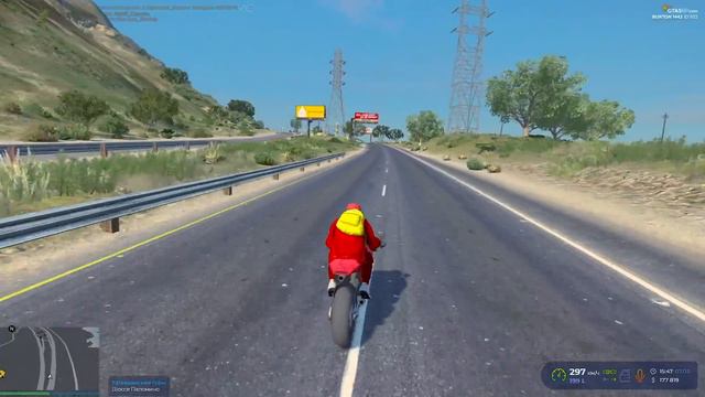 ГОНКА НА САМОМ БЫСТРОМ БАЙКЕ В ГТА 5 РП ! смотреть онлайн